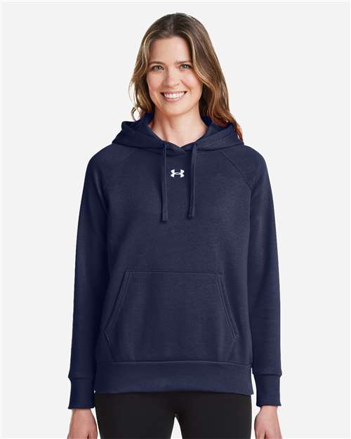 Custom Embroidered - Under Armour - Women's Rival Fleece Hooded Sweatshirt - 1379500