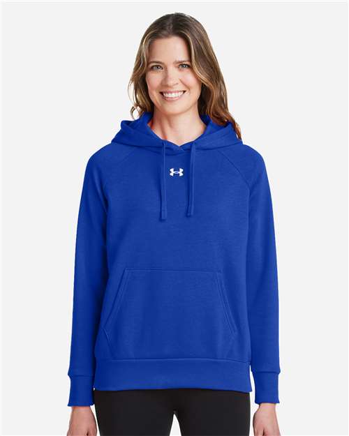 Custom Embroidered - Under Armour - Women's Rival Fleece Hooded Sweatshirt - 1379500