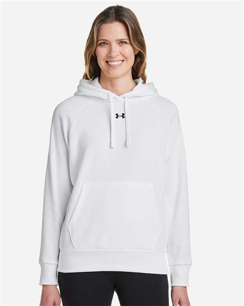 Custom Embroidered - Under Armour - Women's Rival Fleece Hooded Sweatshirt - 1379500