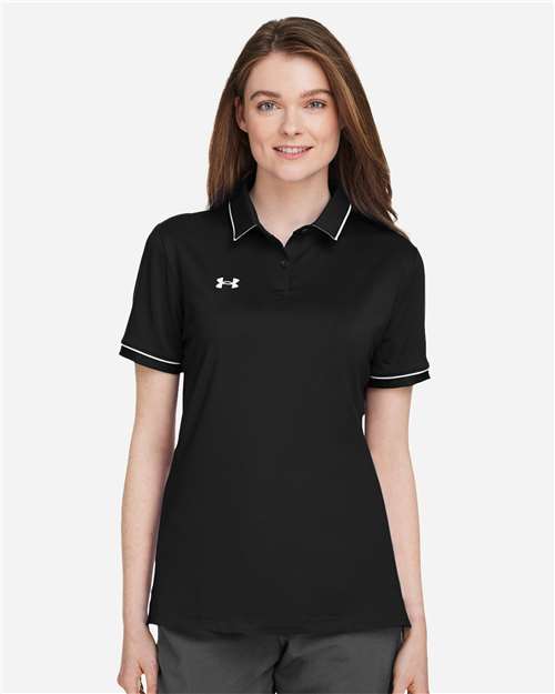 Custom Embroidered - Under Armour - Women's Tipped Teams Performance Polo - 1376905