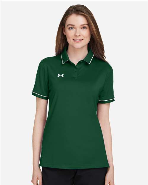Custom Embroidered - Under Armour - Women's Tipped Teams Performance Polo - 1376905