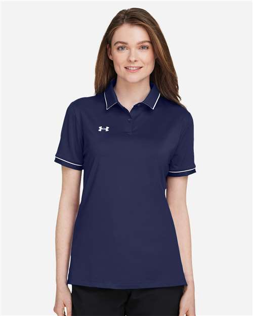 Custom Embroidered - Under Armour - Women's Tipped Teams Performance Polo - 1376905
