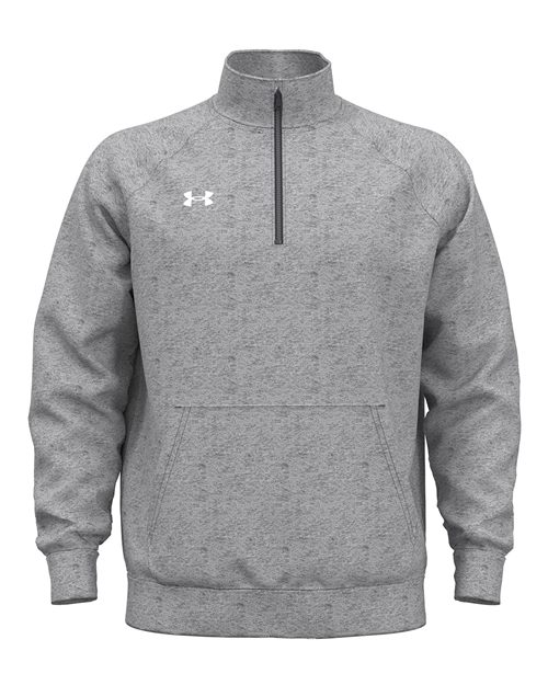 Custom Embroidered - Under Armour - Men's Rival Fleece Quarter-Zip Pullover - 1386016