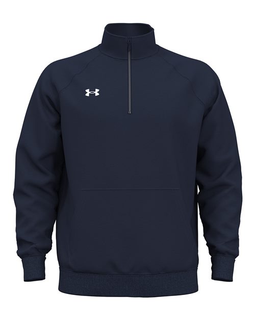 Custom Embroidered - Under Armour - Men's Rival Fleece Quarter-Zip Pullover - 1386016