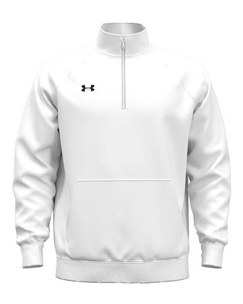 Custom Embroidered - Under Armour - Men's Rival Fleece Quarter-Zip Pullover - 1386016