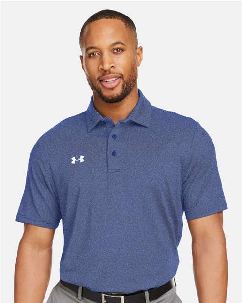 Custom Embroidered - Under Armour - Men's Destin Drive "UA Playoff Team Stripe" Performance Polo - 1389853