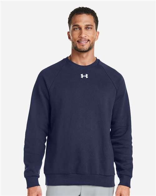Custom Embroidered - Under Armour - Men's Rival Fleece Crewneck Sweatshirt - 1379755