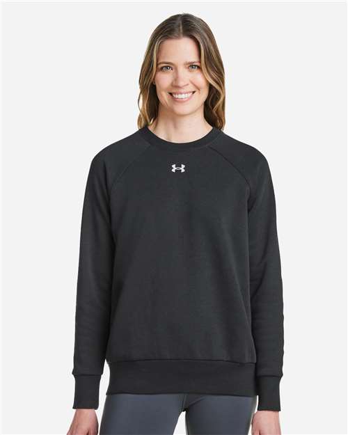 Custom Embroidered - Under Armour - Women's Rival Fleece Crewneck Sweatshirt - 1379508