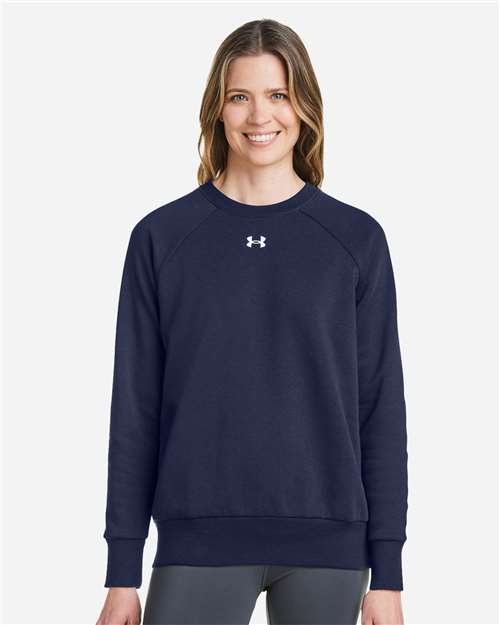 Custom Embroidered - Under Armour - Women's Rival Fleece Crewneck Sweatshirt - 1379508
