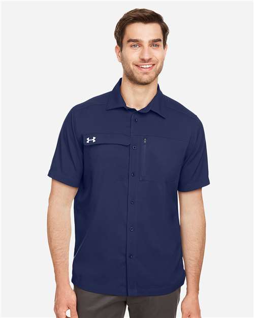 Custom Embroidered - Under Armour - Men's Motivate Coach Woven Shirt - 1351360