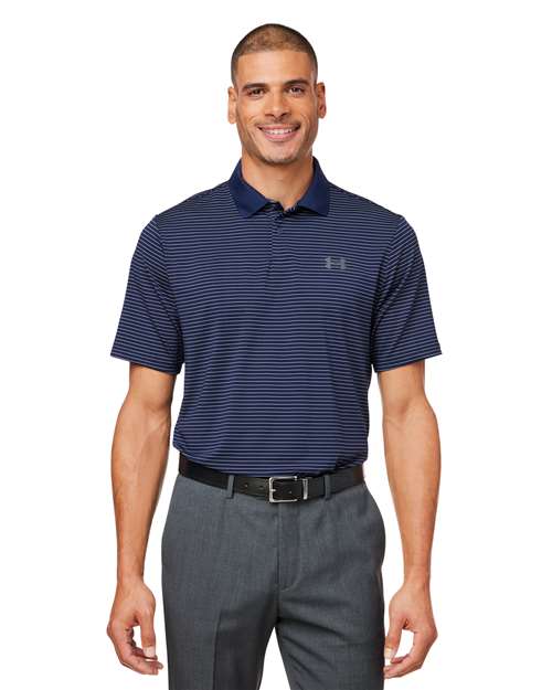 Custom Embroidered - Under Armour - Men's 3.0 Striped Perf Polo - 1377376