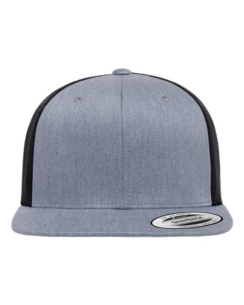 Custom Embroidered - YP Classics - Retro High Profile Trucker Cap - 6609
