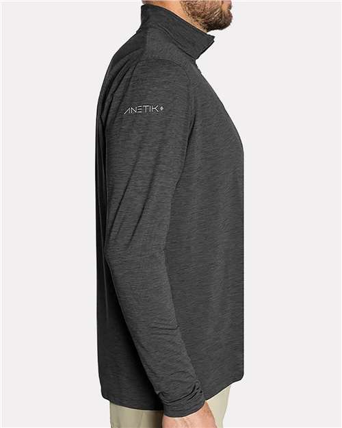 Custom Embroidered - ANETIK - Men's Low Pro Quarter-Zip Pullover - MVQTRL9