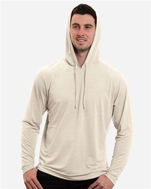 Custom Embroidered - ANETIK - Men's Low Pro Tech Hooded Long Sleeve T-Shirt - MVLPRH8