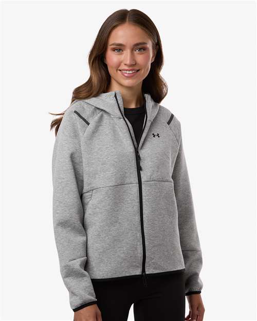 Custom Embroidered - Under Armour - Women's Unstoppable Fleece Full-Zip Jacket - 1379842