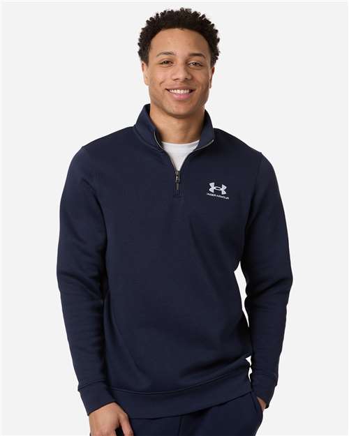 Custom Embroidered - Under Armour - Men's Icon Fleece Quarter-Zip Pullover - 6012710