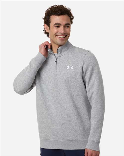 Custom Embroidered - Under Armour - Men's Icon Fleece Quarter-Zip Pullover - 6012710