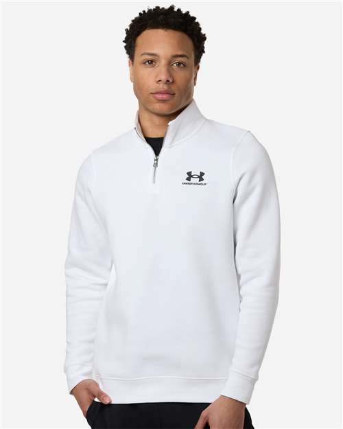 Custom Embroidered - Under Armour - Men's Icon Fleece Quarter-Zip Pullover - 6012710