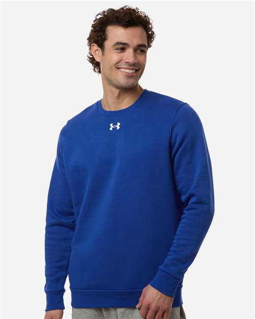 Custom Embroidered - Under Armour - Men's Team Icon Fleece Crew - 6014160