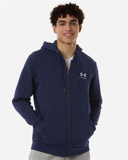 Custom Embroidered - Under Armour - Men's Icon Fleece Hooded Full-Zip - 1373881
