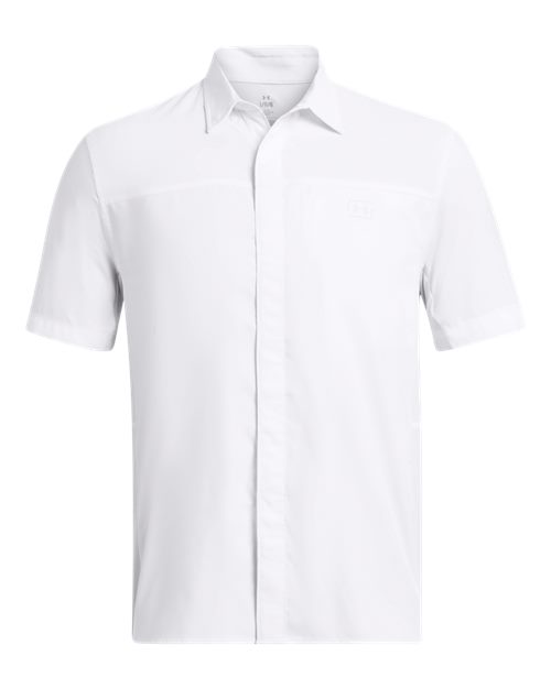 Custom Embroidered - Under Armour - Men's Fish Pro Hybrid Woven Short Sleeve - 1383571