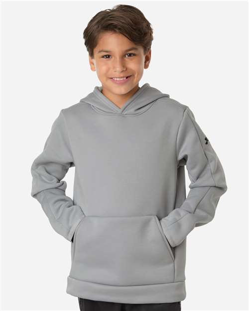 Custom Embroidered - Under Armour - Youth Fleece Pro Hooded Pullover - 6012355