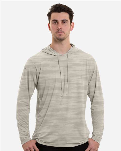 Custom Embroidered - ANETIK - Men's Low Pro Tech Camo Hooded Long Sleeve T-Shirt - MVLPRH6