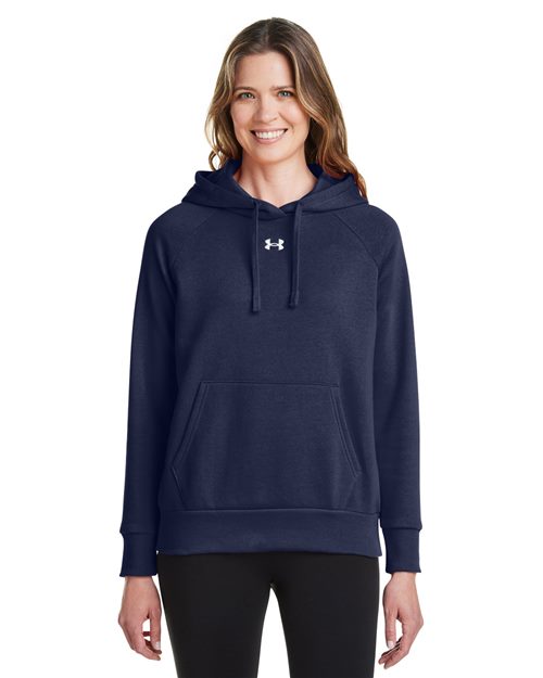 Custom Embroidered - Under Armour - Women's Rival Fleece Hooded Sweatshirt - 1379500