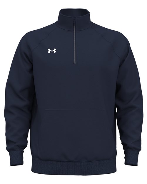 Custom Embroidered - Under Armour - Men's Rival Fleece Quarter-Zip Pullover - 1386016