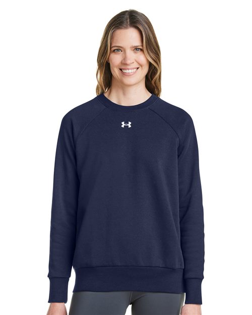 Custom Embroidered - Under Armour - Women's Rival Fleece Crewneck Sweatshirt - 1379508