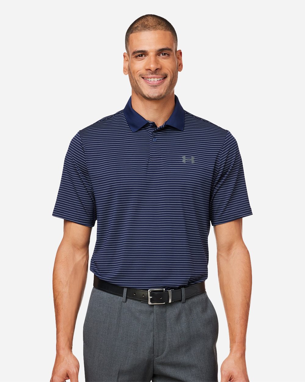 Custom Embroidered - Under Armour - Men's 3.0 Striped Perf Polo - 1377376
