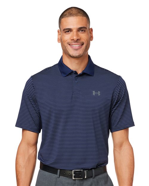 Custom Embroidered - Under Armour - Men's 3.0 Striped Perf Polo - 1377376