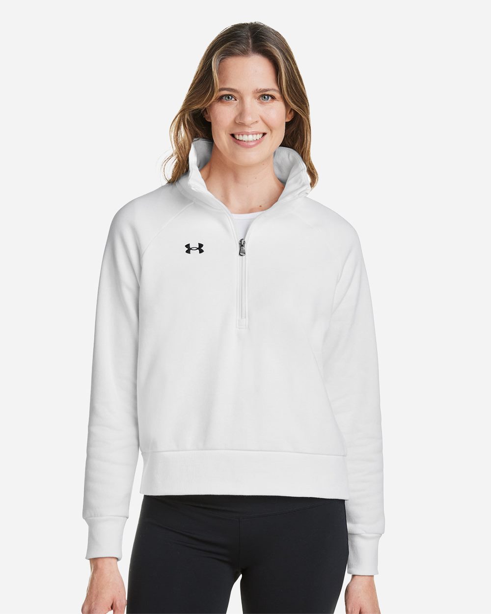 Custom Embroidered - Under Armour - Women's Rival Fleece Half-Zip Pullover - 1379492