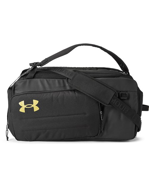 Custom Embroidered - Under Armour - Contain Medium Convertible Duffel Backpack - 1381919