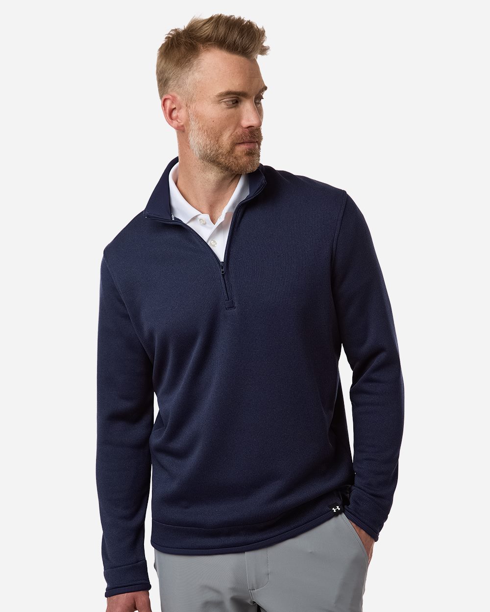 Custom Embroidered - Under Armour - Men's Storm Sweater Fleece Quarter-Zip Pullover - 1383256