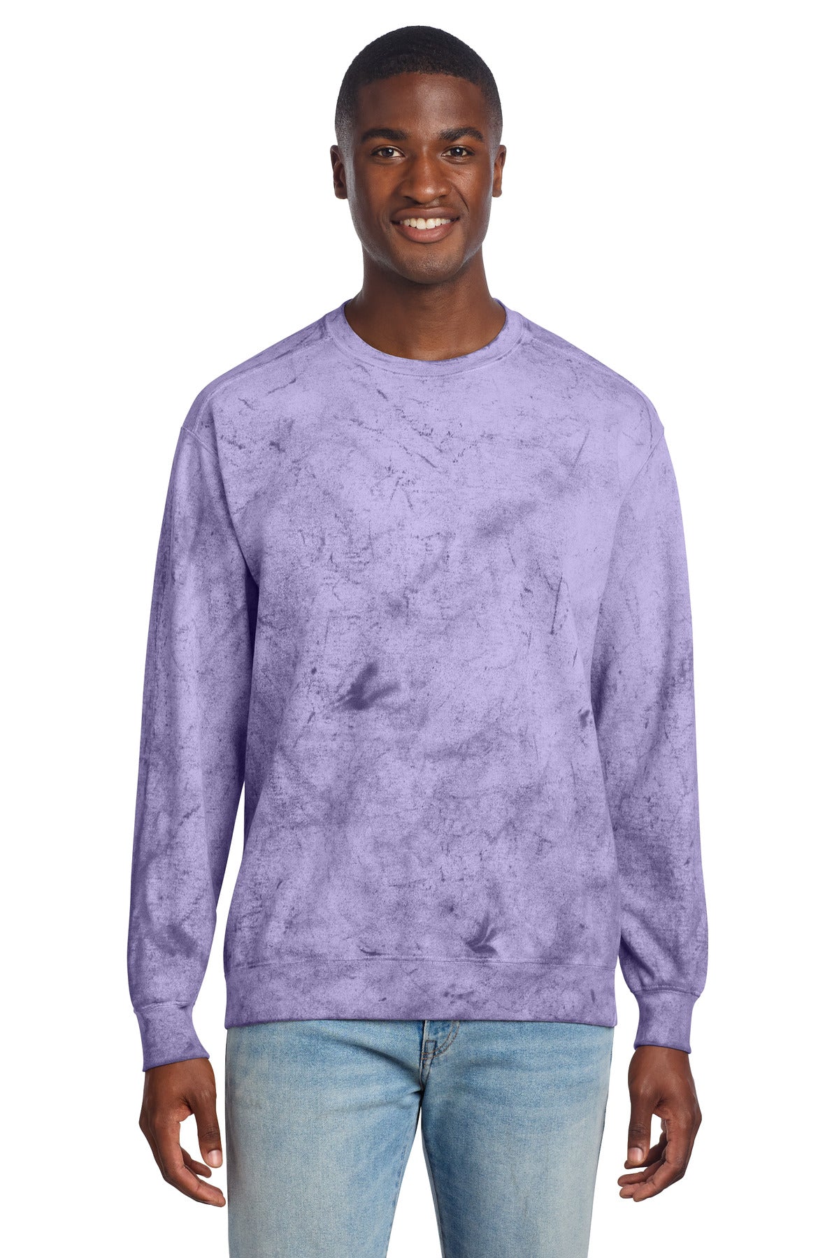Custom Embroidery or DTF Print - Comfort Colors ®  Color Blast Crewneck Sweatshirt 1545