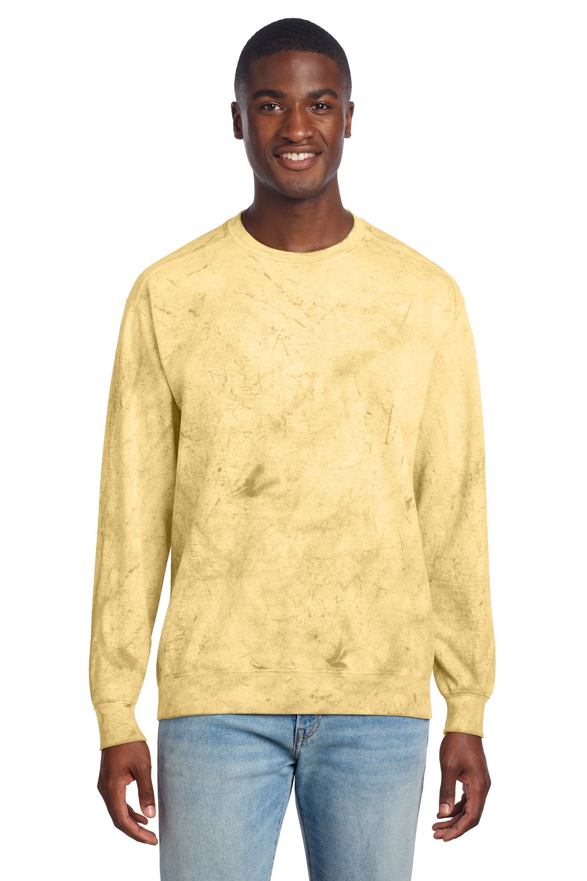 Custom Embroidery or DTF Print - Comfort Colors ®  Color Blast Crewneck Sweatshirt 1545