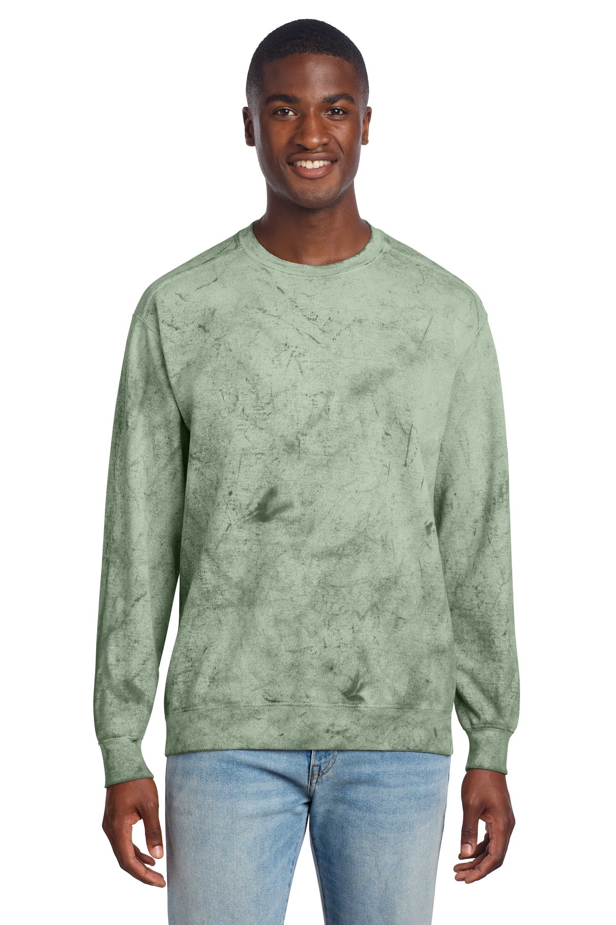 Custom Embroidery or DTF Print - Comfort Colors ®  Color Blast Crewneck Sweatshirt 1545