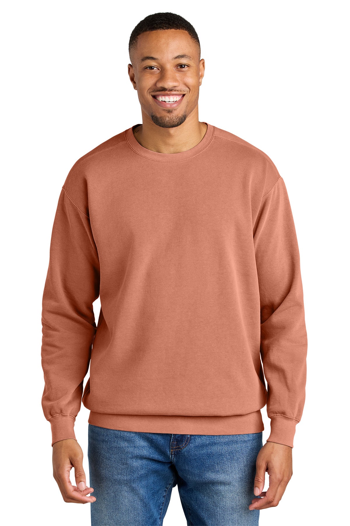 Custom Embroidery or DTF Print - COMFORT COLORS  ®  Ring Spun Crewneck Sweatshirt. 1566