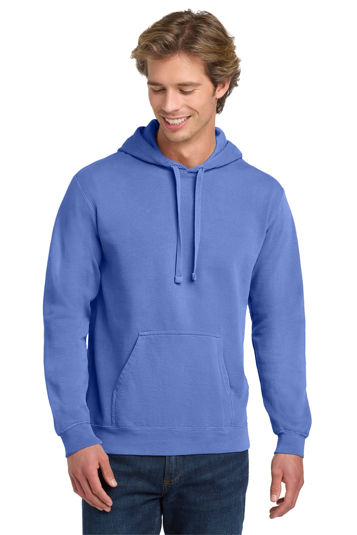 Custom Embroidery or DTF Print - COMFORT COLORS  ®  Ring Spun Hooded Sweatshirt. 1567