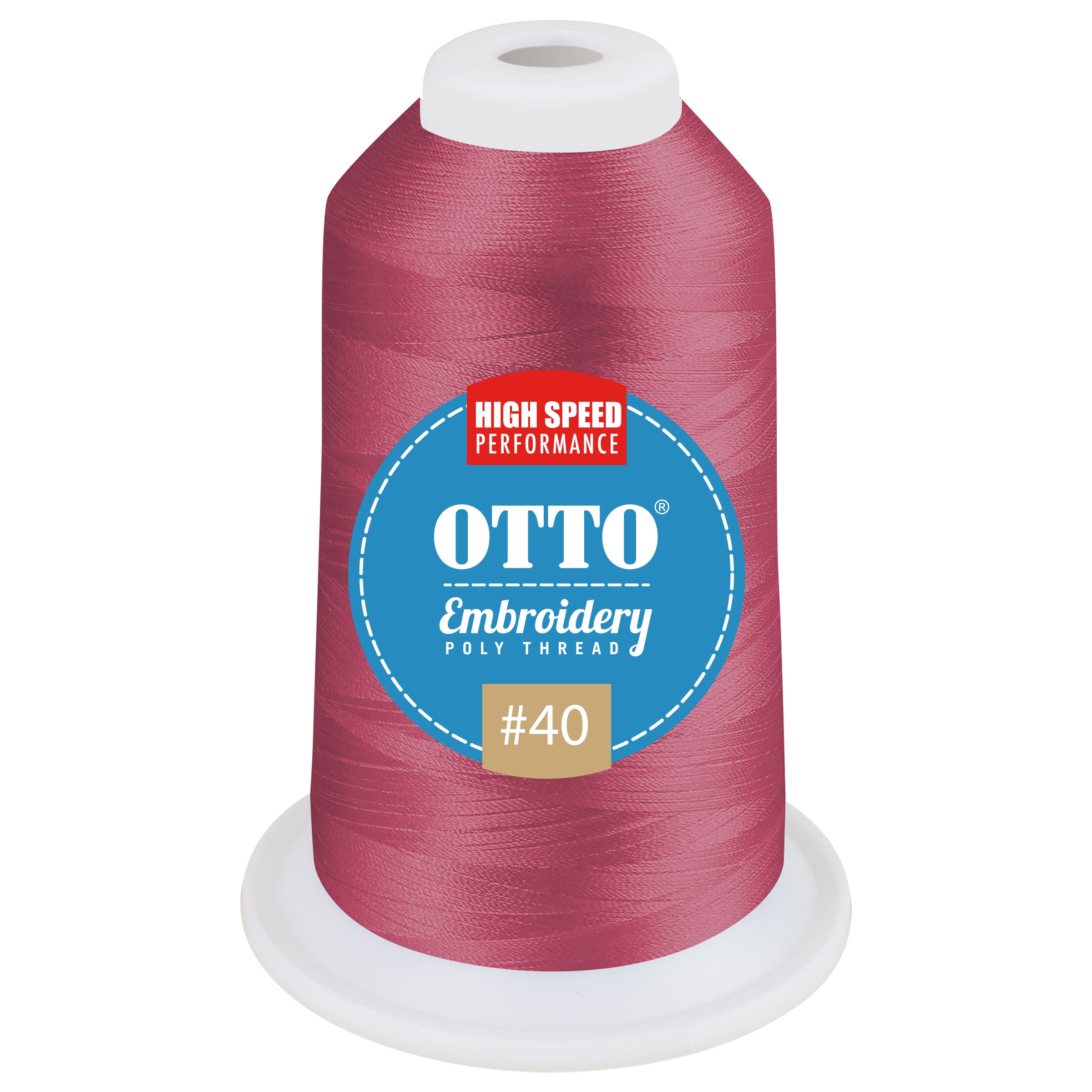 Custom Embroidered or DTF Printed - OTTO Embroidery Poly Thread #40 1,100 yd. Cone