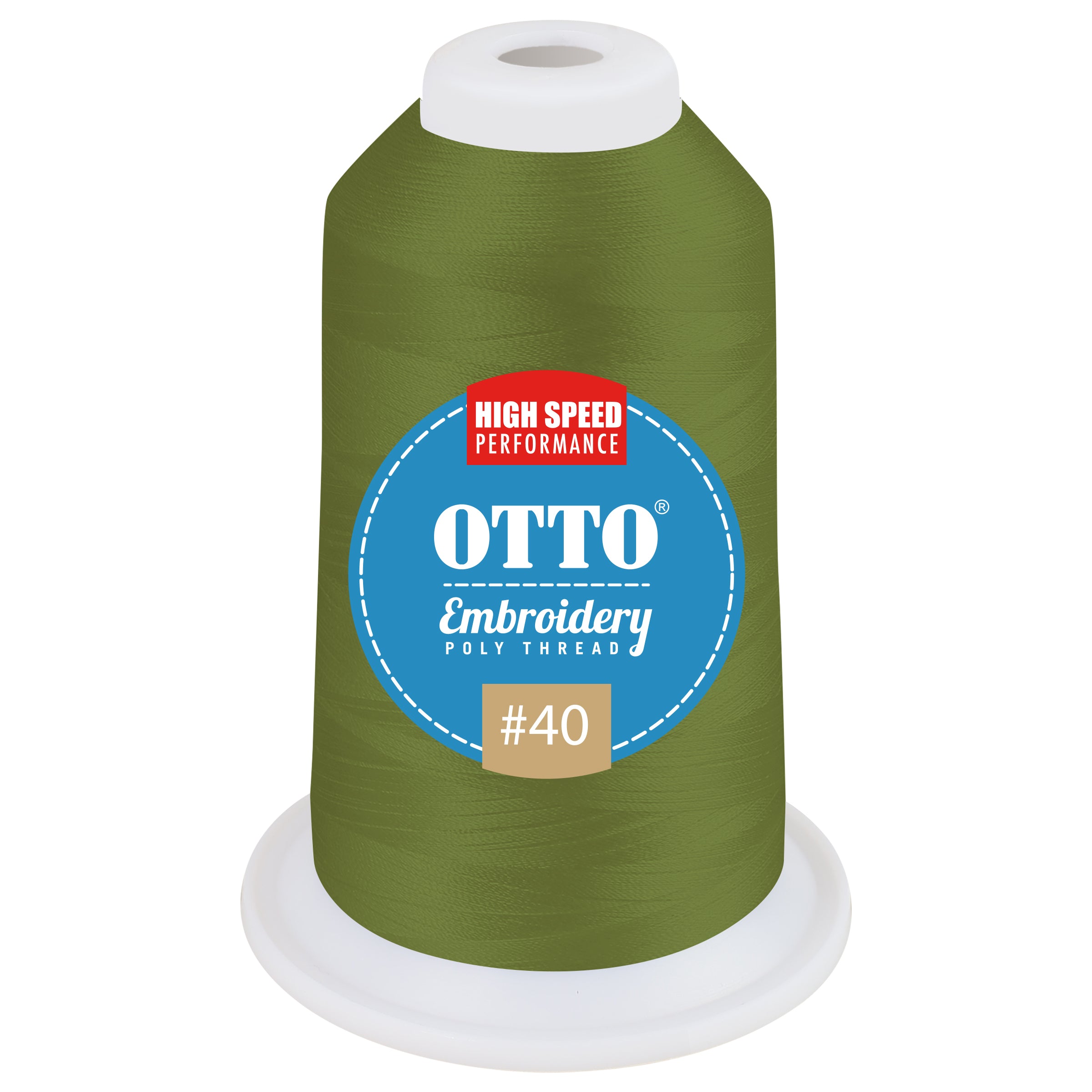 Custom Embroidered or DTF Printed - OTTO Embroidery Poly Thread #40 1,100 yd. Cone