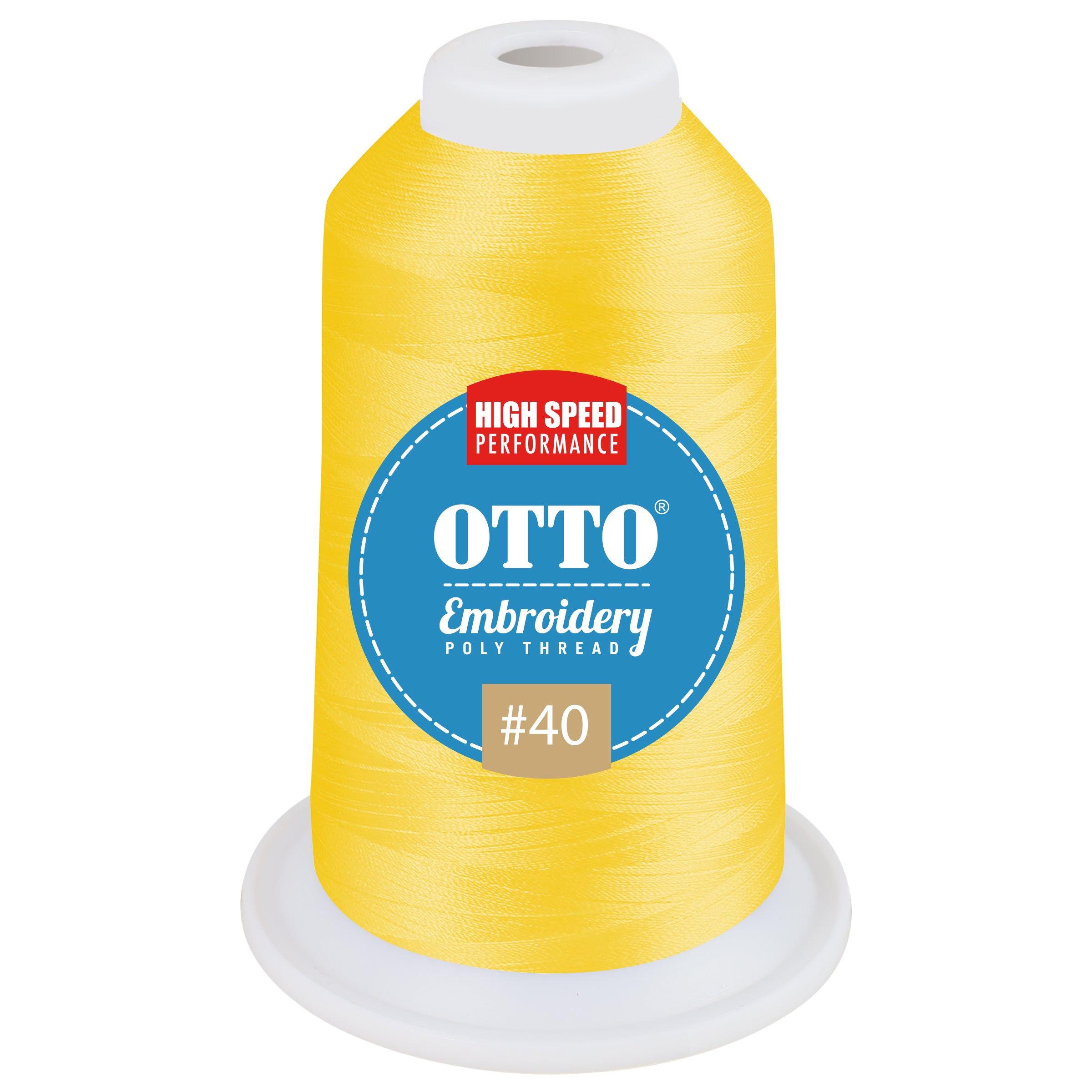 Custom Embroidered or DTF Printed - OTTO Embroidery Poly Thread #40 1,100 yd. Cone