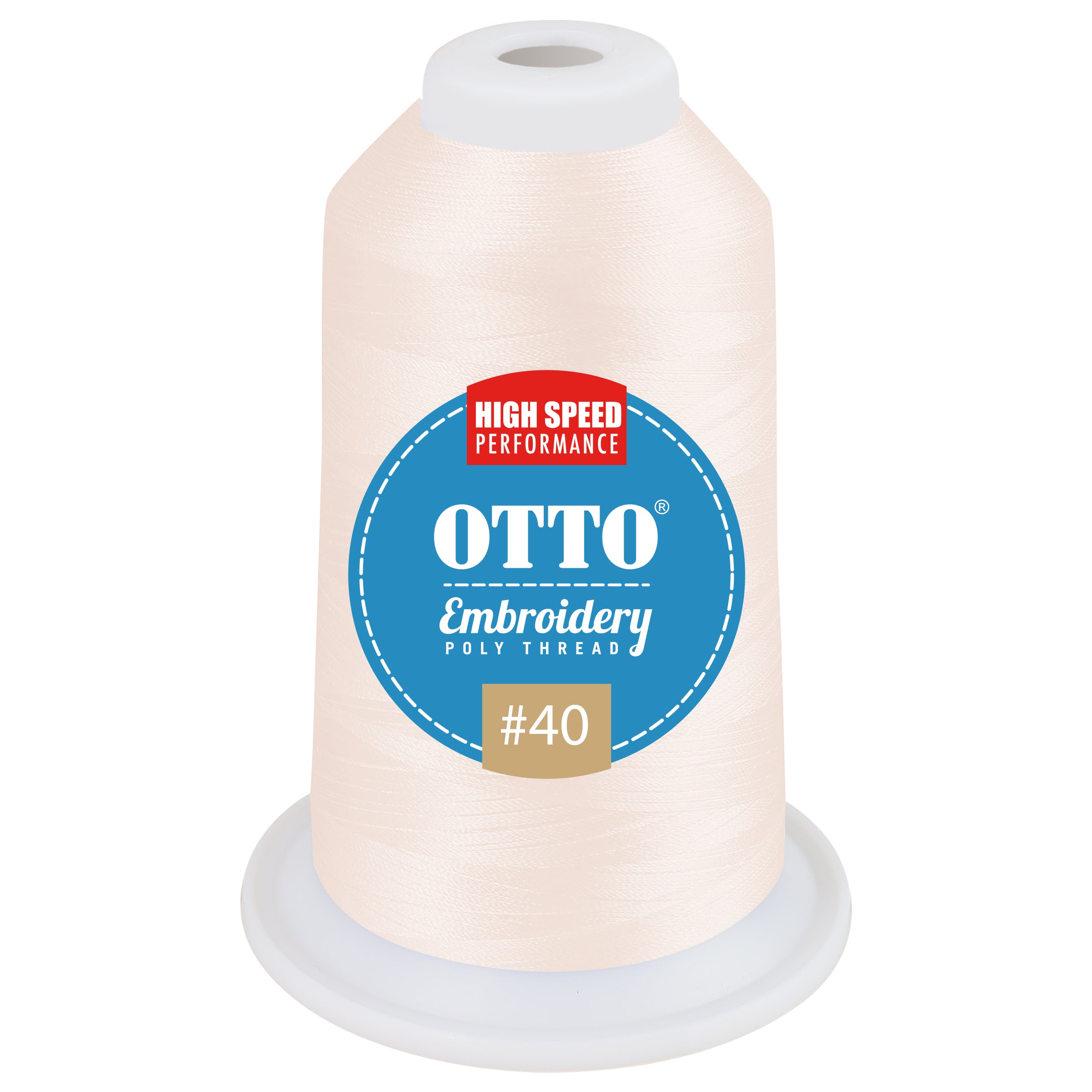 Custom Embroidered or DTF Printed - OTTO Embroidery Poly Thread #40 1,100 yd. Cone