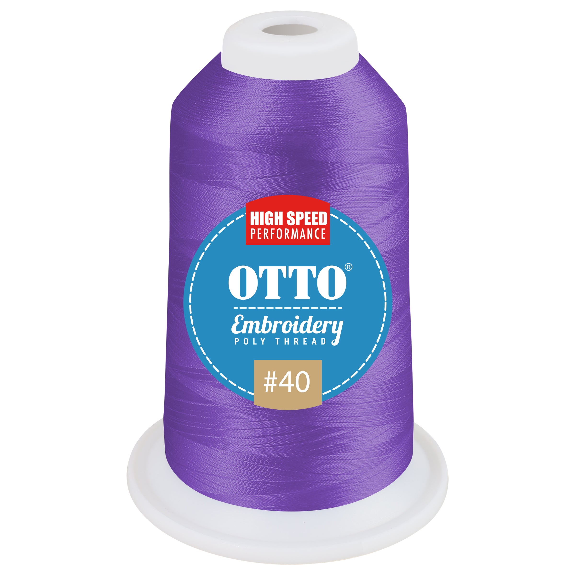 Custom Embroidered or DTF Printed - OTTO Embroidery Poly Thread #40 1,100 yd. Cone