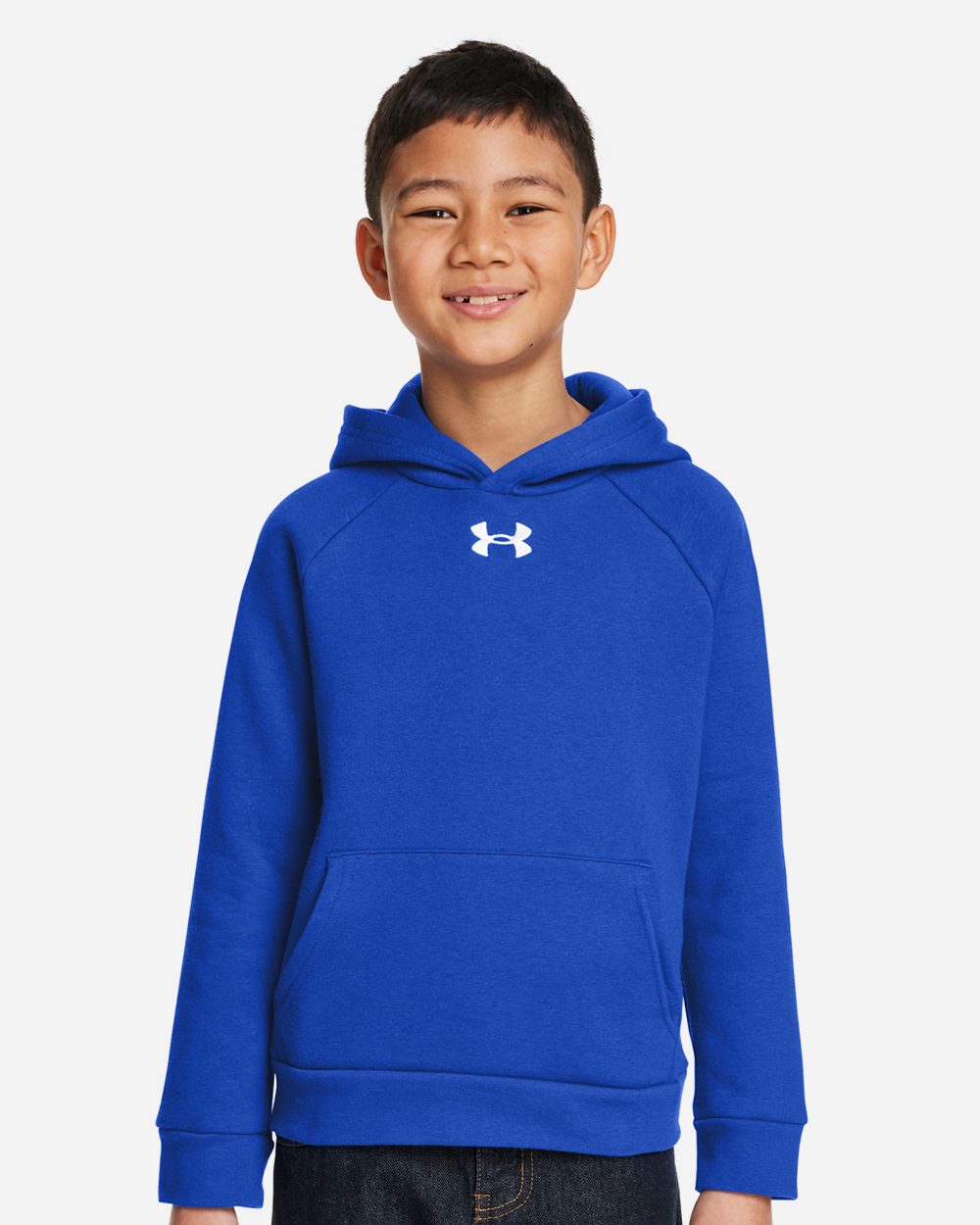 Custom Embroidered - Under Armour - Youth Rival Fleece Hooded Sweatshirt - 1379792