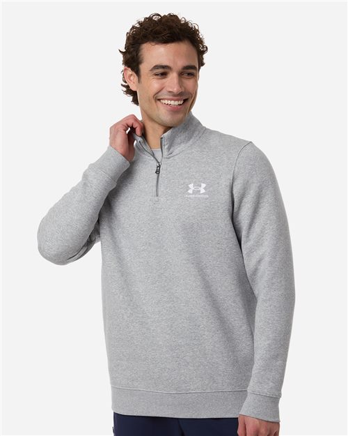 Custom Embroidered - Under Armour - Men's Icon Fleece Quarter-Zip Pullover - 6012710