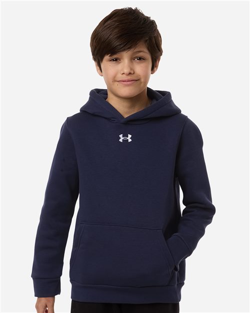 Custom Embroidered - Under Armour - Youth Team Icon Fleece Hooded Sweatshirt - 6014162
