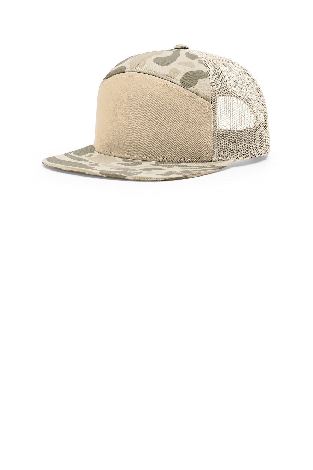 Custom Embroidery or DTF Print - Richardson Printed 7-Panel Trucker 168P