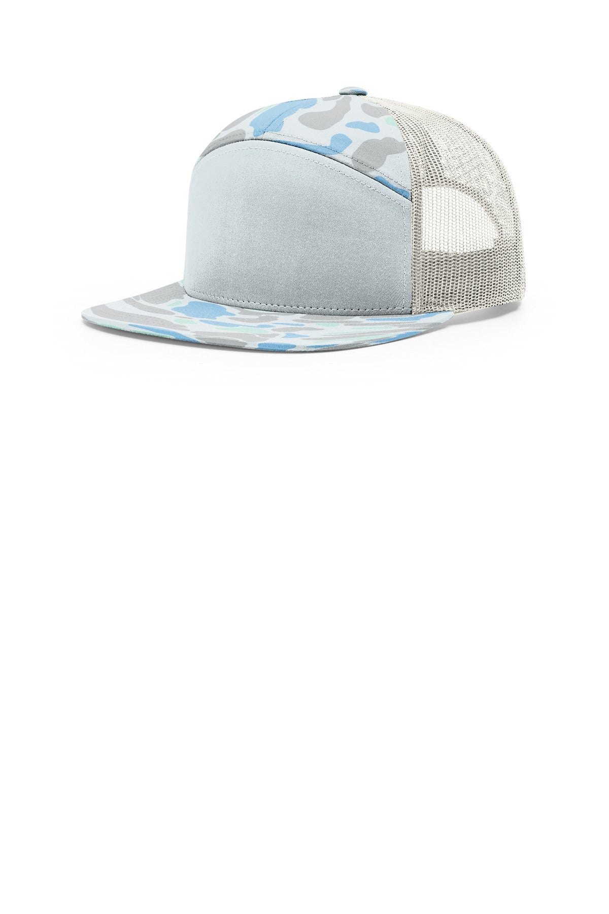Custom Embroidery or DTF Print - Richardson Printed 7-Panel Trucker 168P